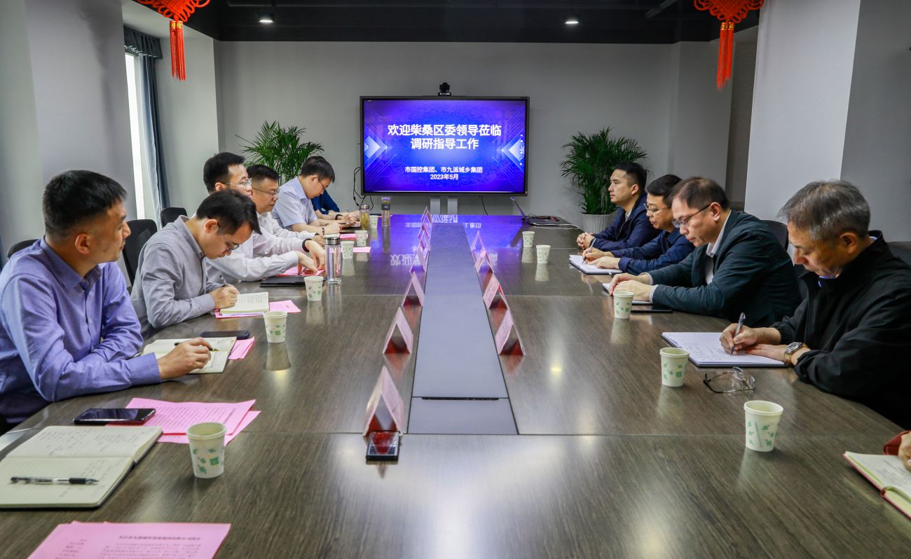柴桑區(qū)委書記盛煒一行來訪市國控集團、市九派城鄉(xiāng)發(fā)展集團